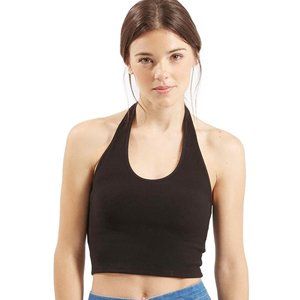 Topshop Ribbed Halter Crop Top!!